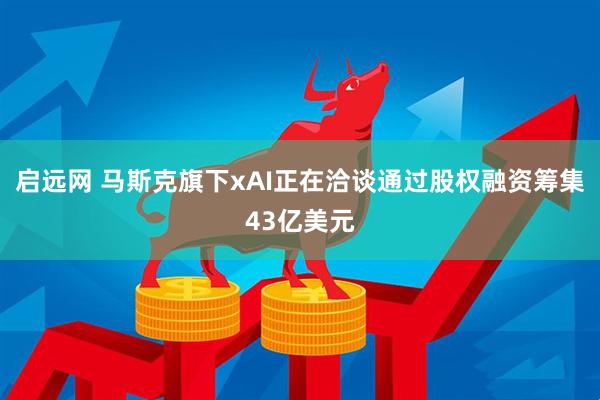 启远网 马斯克旗下xAI正在洽谈通过股权融资筹集43亿美元