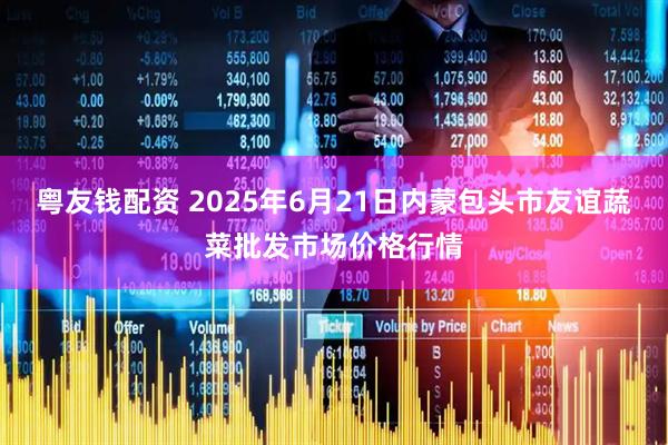 粤友钱配资 2025年6月21日内蒙包头市友谊蔬菜批发市场价格行情
