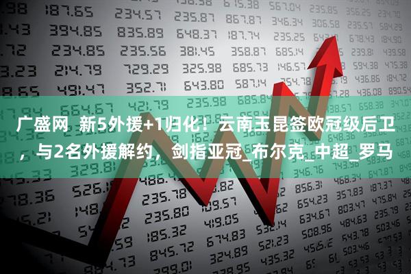 广盛网  新5外援+1归化！云南玉昆签欧冠级后卫，与2名外援解约，剑指亚冠_布尔克_中超_罗马